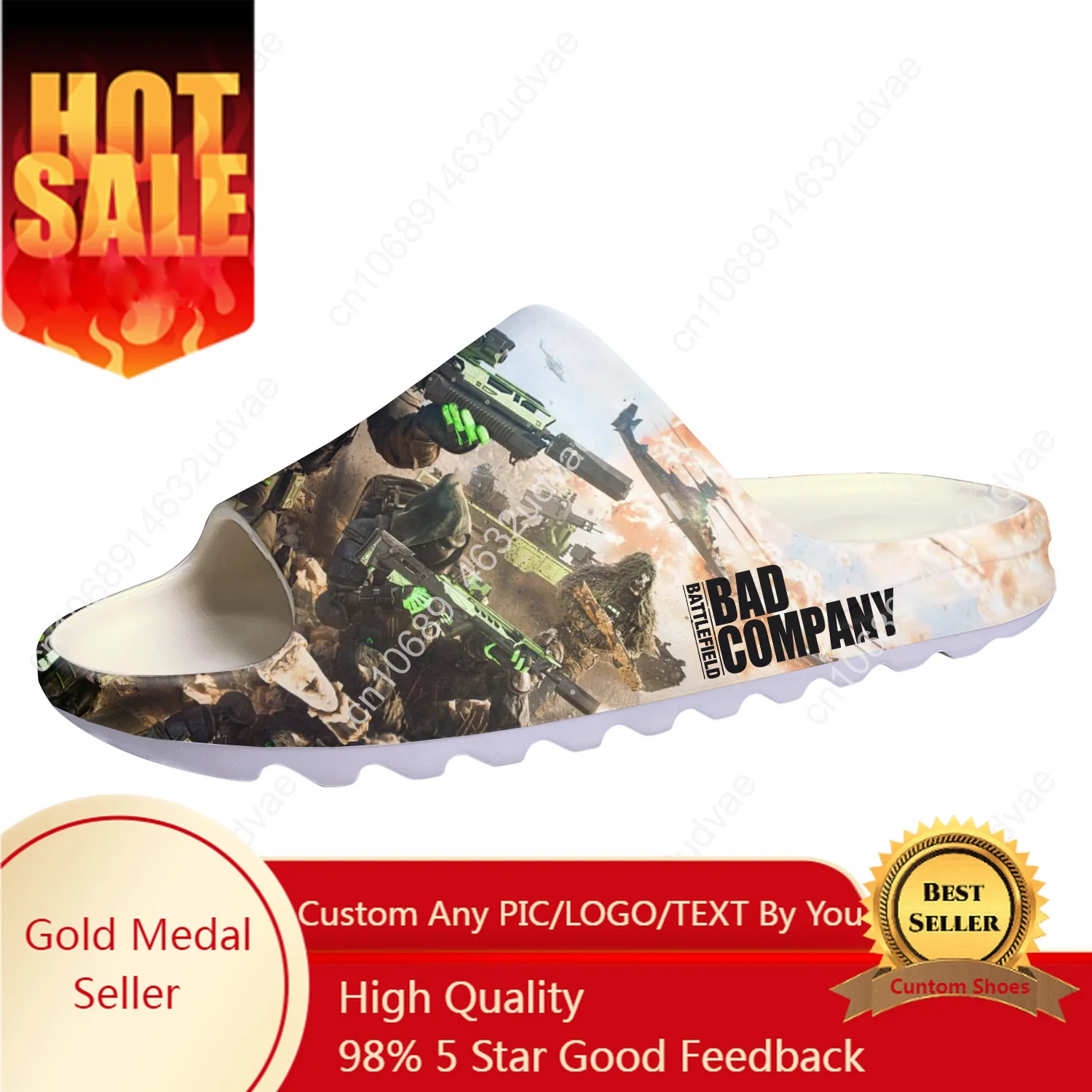Women'S Shoes Clogs - Battlefield Custom Made Soft Sole Sllipers