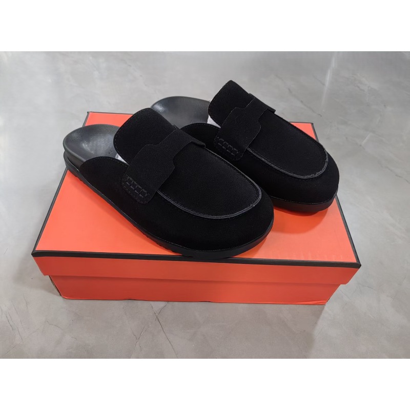Mule Slip On - 2026 men's and women's genuine leather
