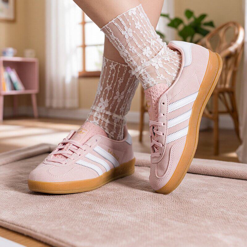 Women'S Shoes Pink Adidas - Adidas IH5484 Ladies Retro Casual Trainers