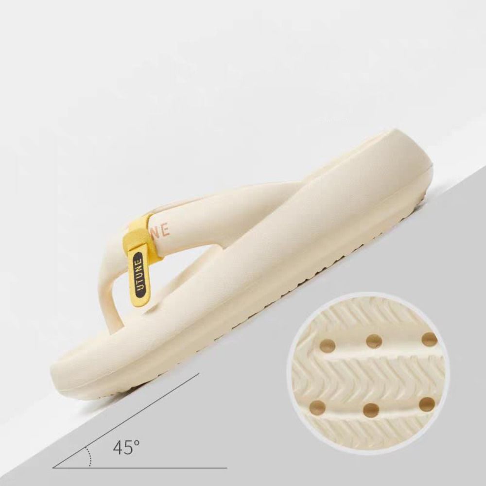 Mule Slip On - Comfortable Letter Platform Flip Flops EVA