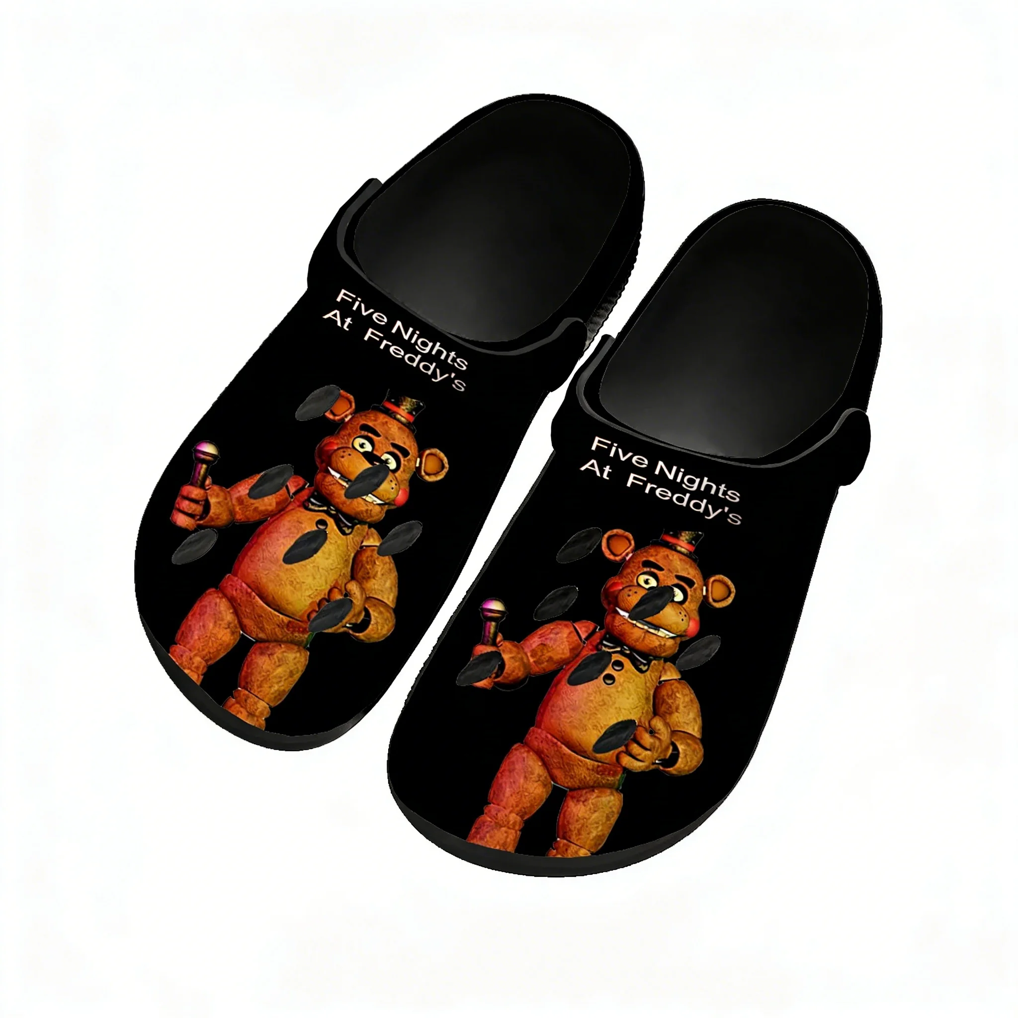 Women'S Shoes Clogs - Fnaf F-Freddy Anime At Game Nights