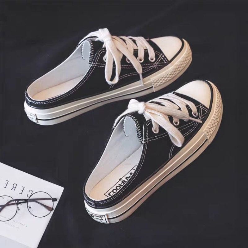Women Shoes Sale - Summer Women Mule White Shoes Backless