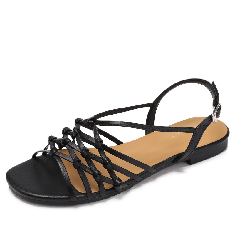 summer Hand Woven Narrow Strap - Women'S Shoes Hands Free ulasan dan harga