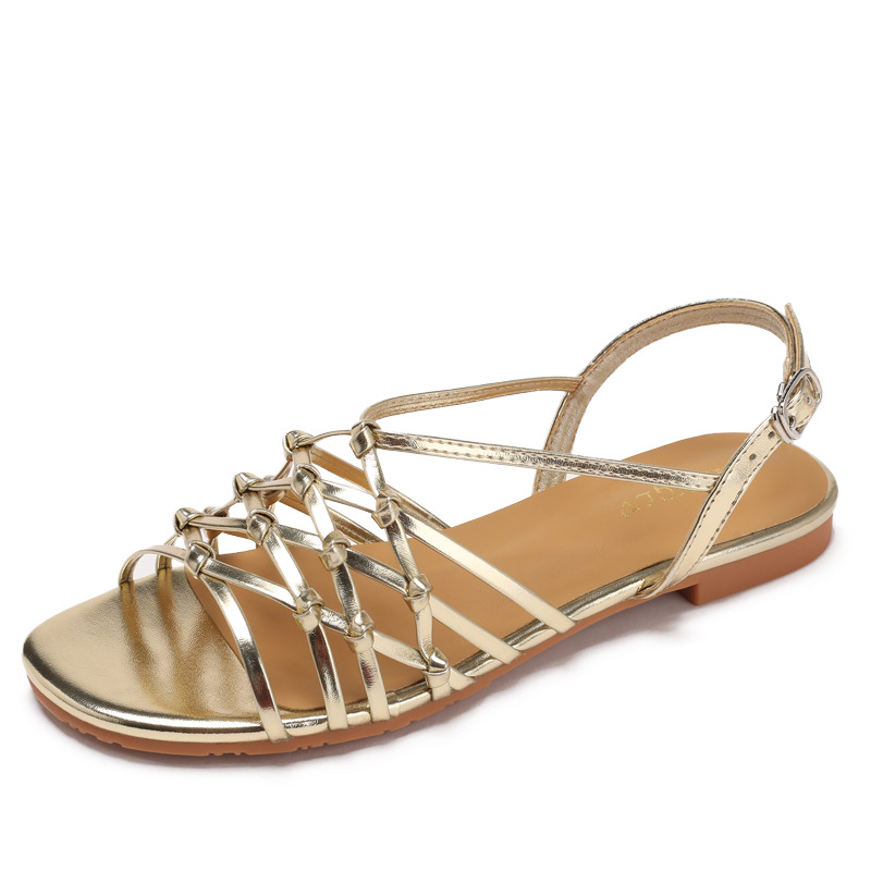 summer Hand Woven Narrow Strap - Women'S Shoes Hands Free ulasan dan harga