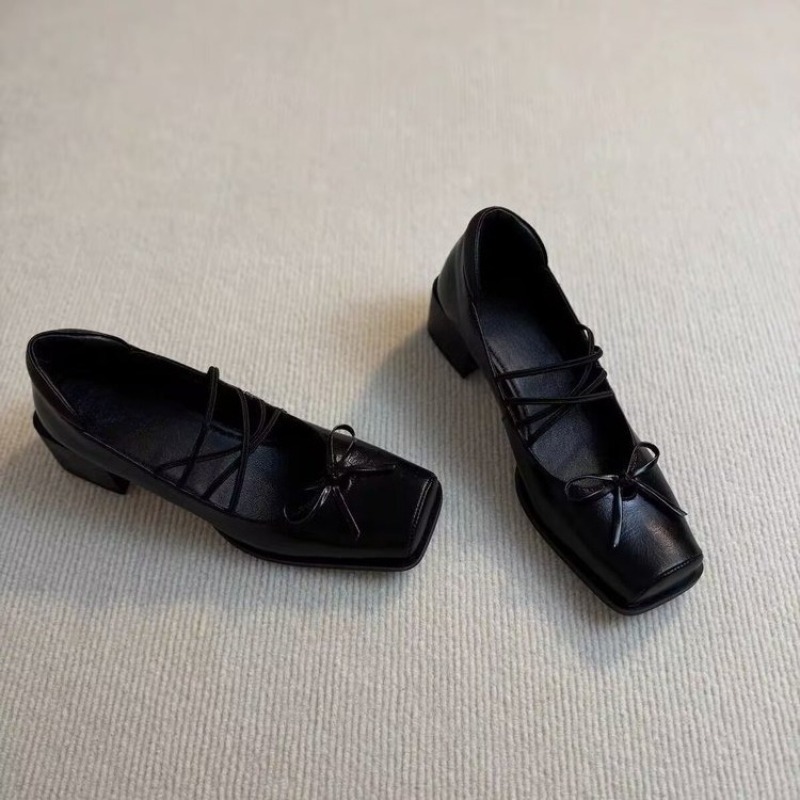 Single Shoes Fashion New Squar - Women'S Shoes In Size 12 ulasan dan harga