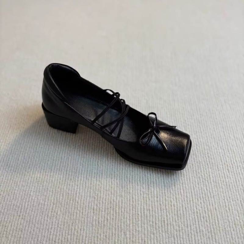 Single Shoes Fashion New Squar - Women'S Shoes In Size 12 ulasan dan harga