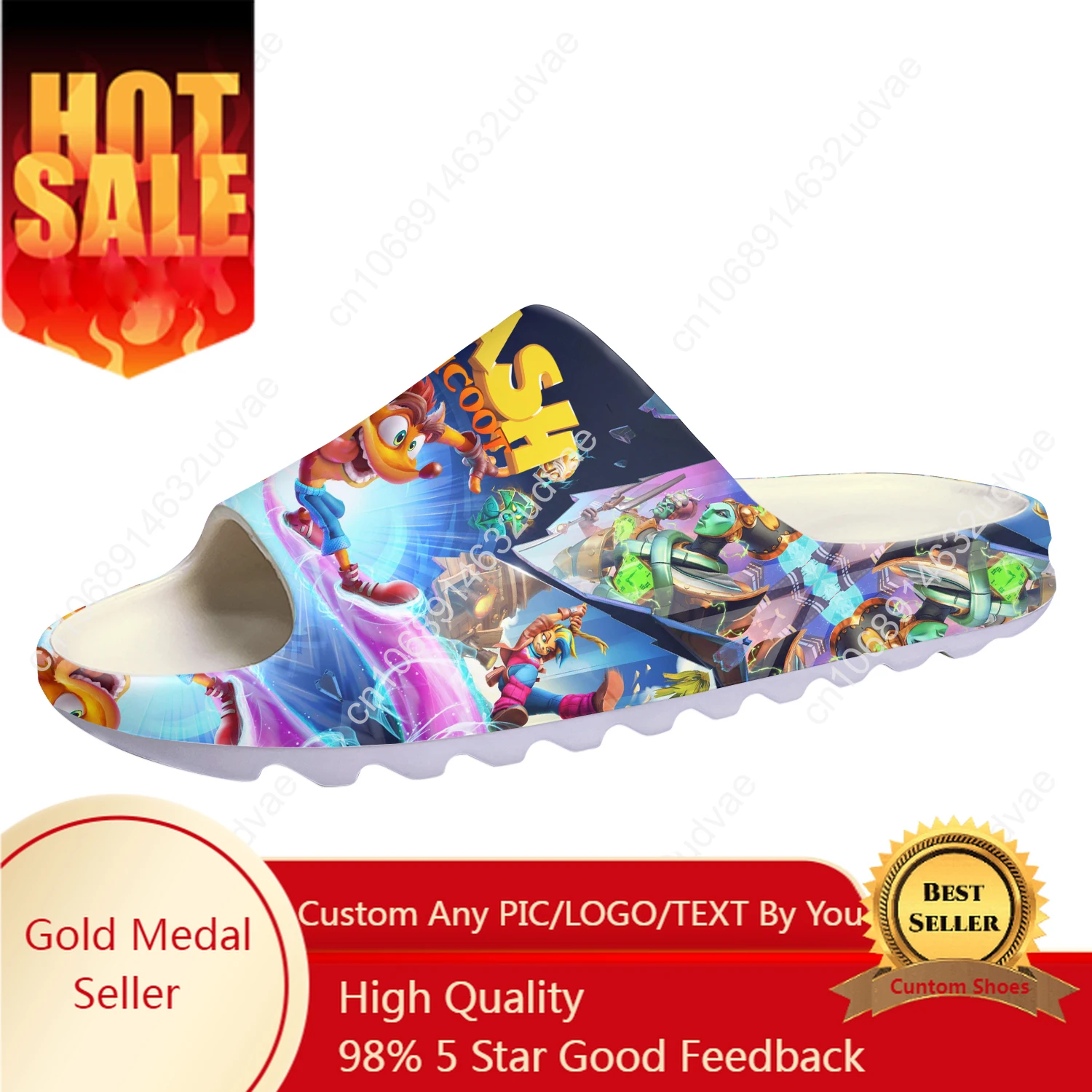 Crash Bandicoot Custom Made So - Women'S Shoes Clogs ulasan dan harga