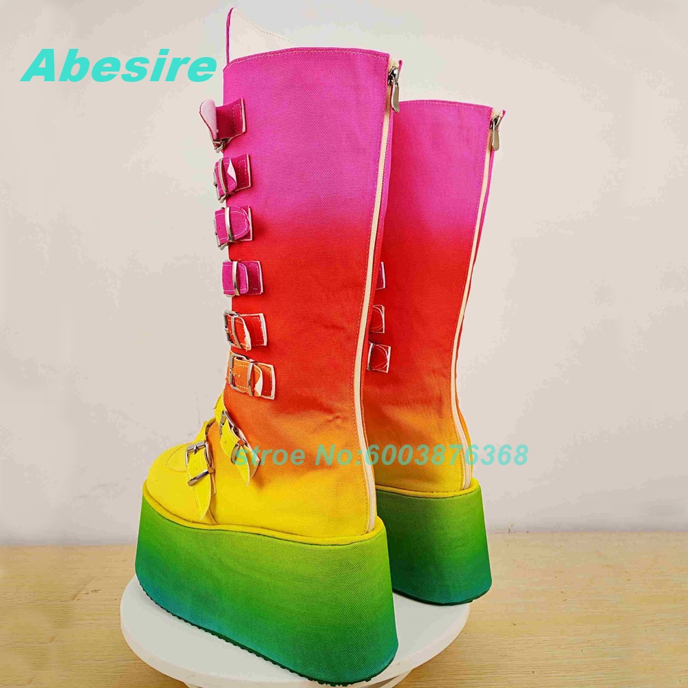 Mixed-Color Patchwork Multi-Bu - Women'S Shoes Y2K ulasan dan harga