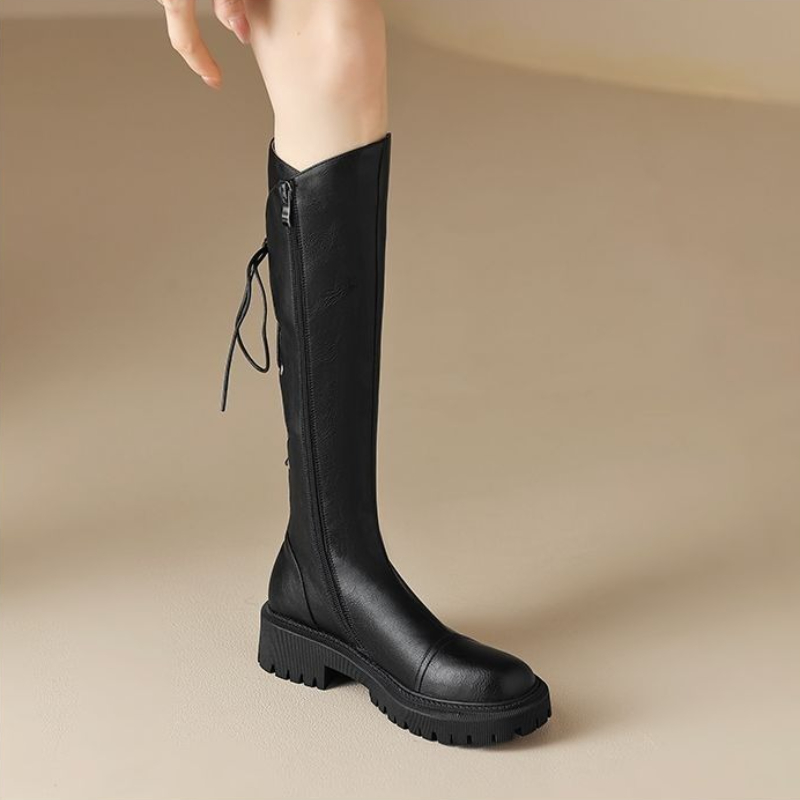 Brown Leather Platform Women's - Women'S Shoes Y2K ulasan dan harga