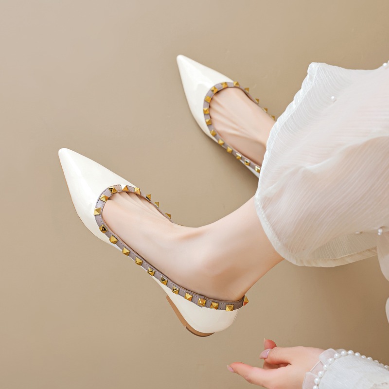 XIHAHA Woman Flats Pointed Toe - Women'S Shoes Clogs ulasan dan harga