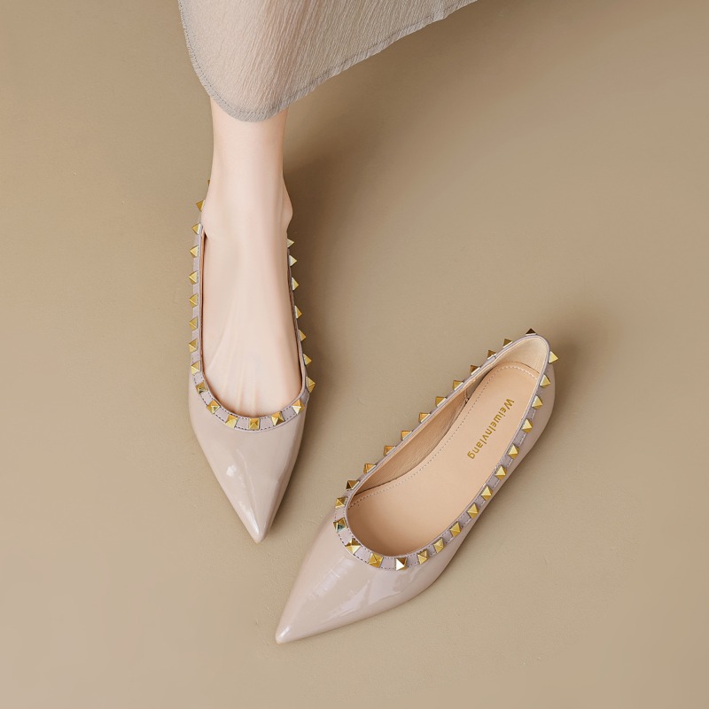 XIHAHA Woman Flats Pointed Toe - Women'S Shoes Clogs ulasan dan harga