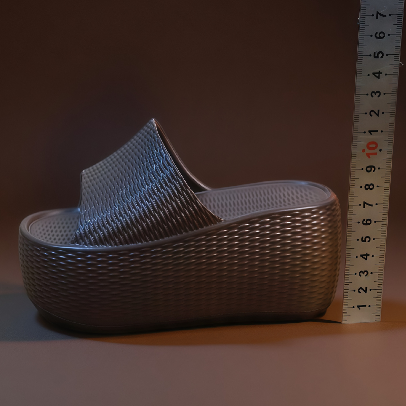 New Textured Weave Platform Sl - Mule Slip On ulasan dan harga