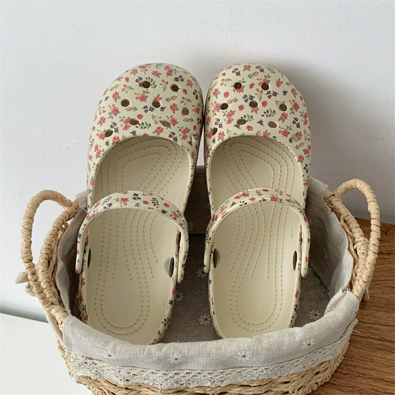 New Summer Floral Girls Ballet - Women'S Shoes Clogs ulasan dan harga