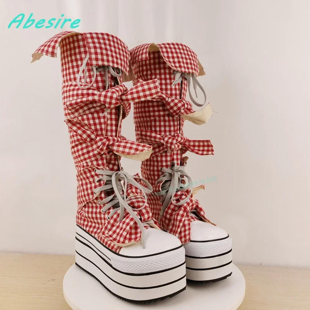 Black and White Checkered Plat - Women'S Shoes Y2K ulasan dan harga