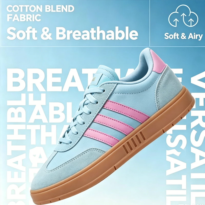 Authentic  Cyan Pink Suede Gum - Women'S Shoes Pink Adidas ulasan dan harga