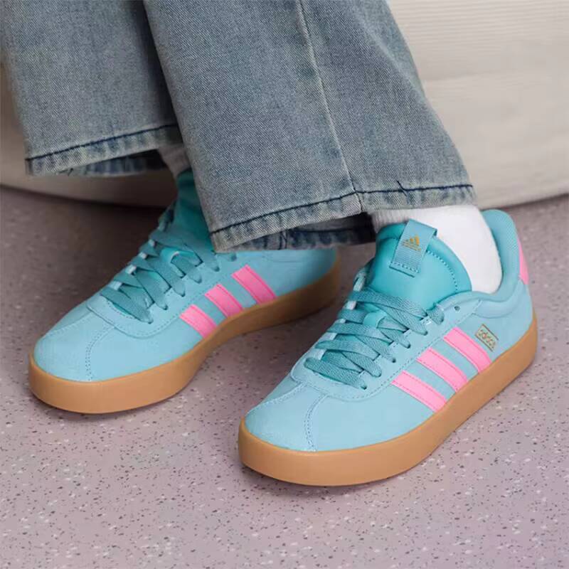 Authentic  Cyan Pink Suede Gum - Women'S Shoes Pink Adidas ulasan dan harga