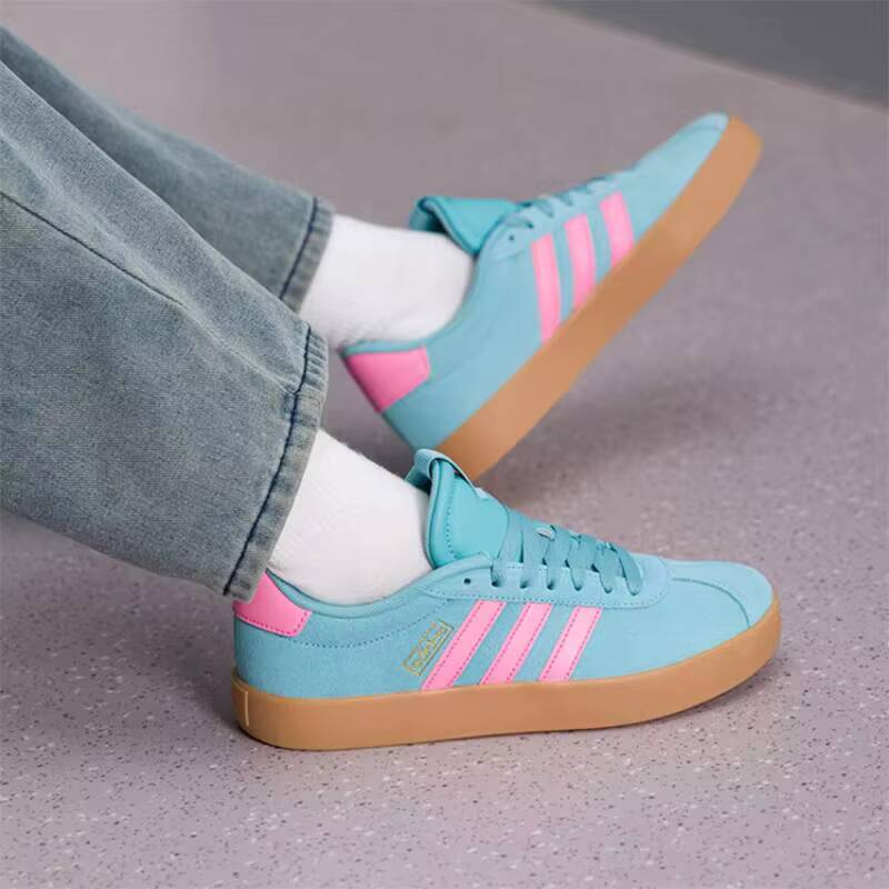 Authentic  Cyan Pink Suede Gum - Women'S Shoes Pink Adidas ulasan dan harga