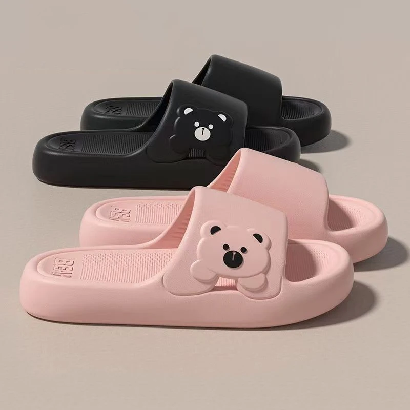 Slippers Bathroom Cartoon Bear - Mule Slip On ulasan dan harga