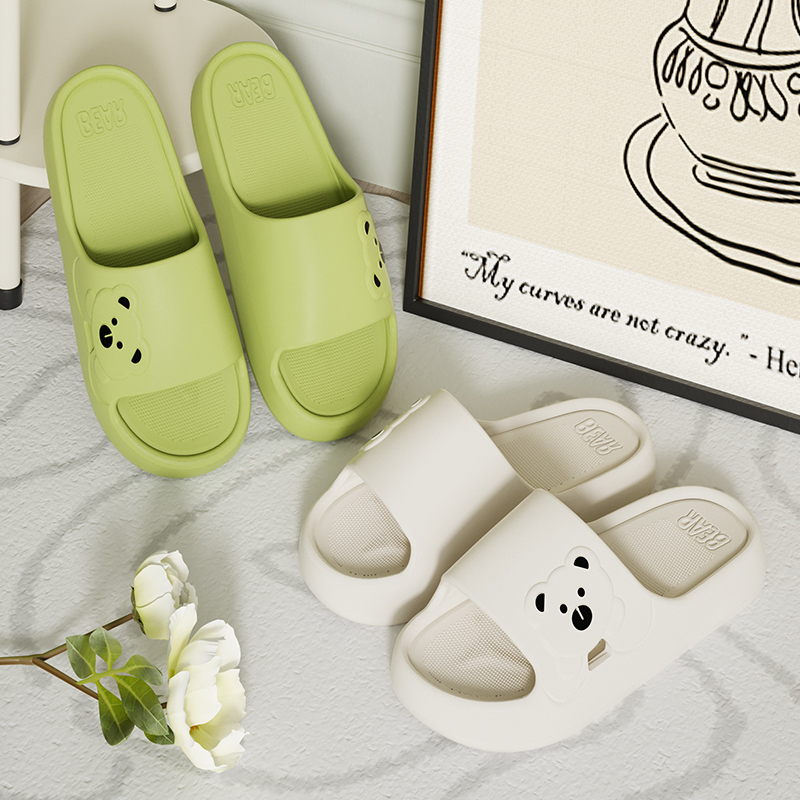 Slippers Bathroom Cartoon Bear - Mule Slip On ulasan dan harga