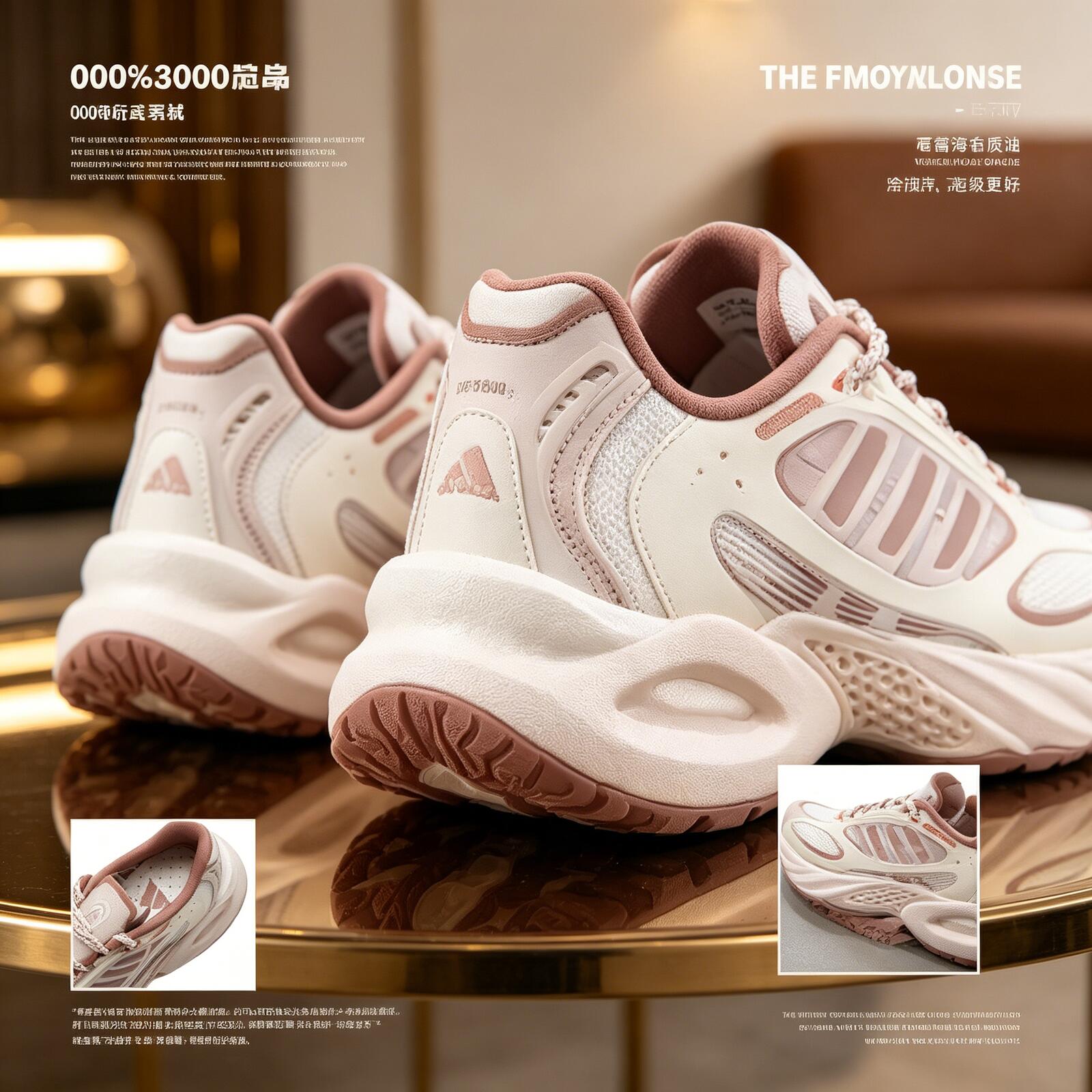 Adidas Women Beige Pink Hollow - Women'S Shoes Pink Adidas ulasan dan harga