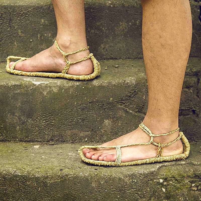 Medieval Shoes Straw Sandals V - Women'S Shoes Hands Free ulasan dan harga