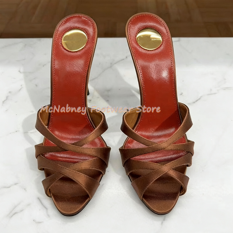 Pointed Stilettos Satin Fabric - Women'S Shoes Clogs ulasan dan harga